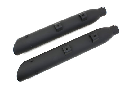 Wyatt Gatling Black Side Slash Muffler Set for Harley Davidson XL (2014-2023)