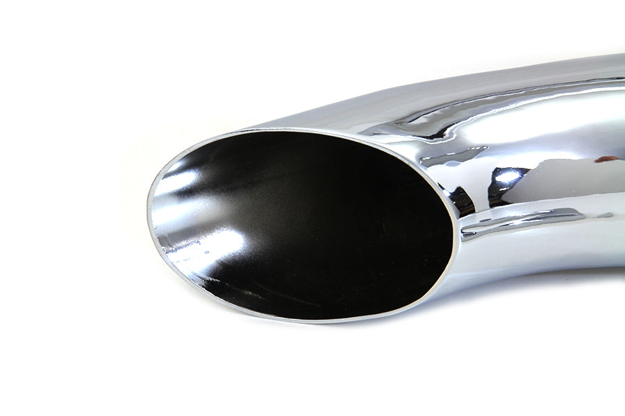 V-Twin Chrome Wyatt Gatling 2 into 1 Exhaust Pipe Header Kit for Harley FXST Models
