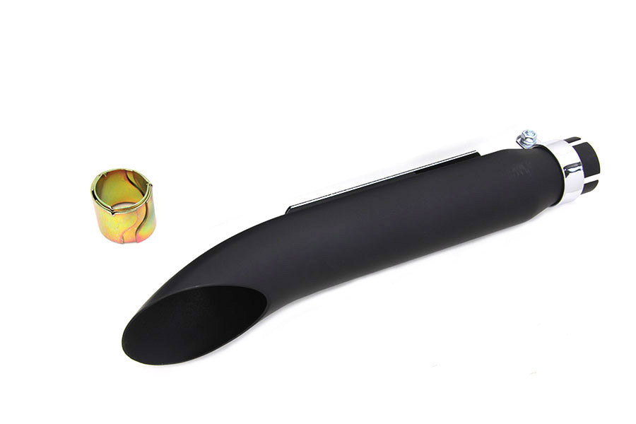 Wyatt Gatling 16 Inch Turn Out Muffler in Black - Non-Highway Exhaust System
