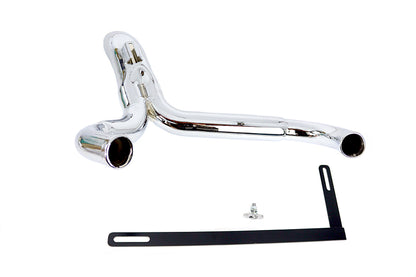 Wyatt Gatling 2 Inch Steel Exhaust Pipe Header for Harley Davidson FXST Models