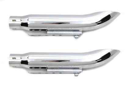 Wyatt Gatling 16 Inch Turn Out Muffler Set Chrome – Non-Highway Exhaust System by Wyatt Gatling