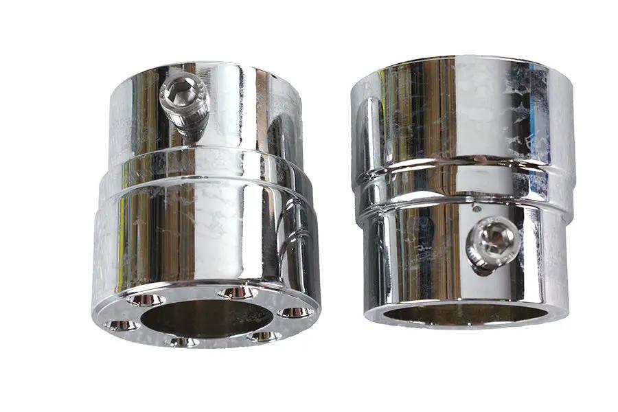 V-Twin Six Gun Exhaust Tip Set – Chrome Finish with Accessories by V-Twin