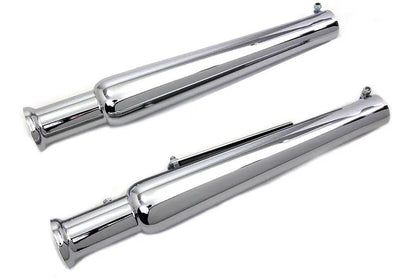 V-Twin 20 Inch Megaphone Slip-On Muffler Tips - Classic Cocktail Shaker Style by V-Twin