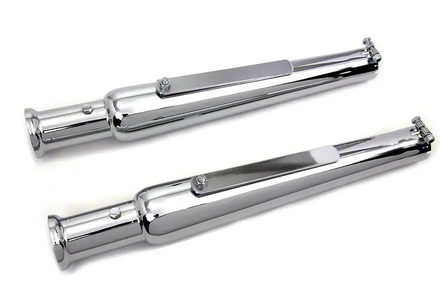 V-Twin 20 Inch Megaphone Slip-On Muffler Tips - Classic Cocktail Shaker Style by V-Twin