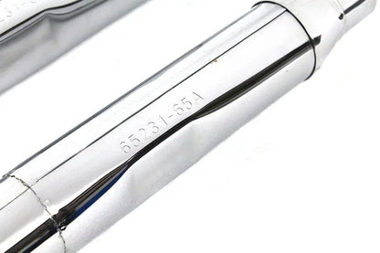 Wyatt Gatling Replica Tapered Muffler Embossed Chrome for Harley Davidson XLCH (1965-1970) by Wyatt Gatling