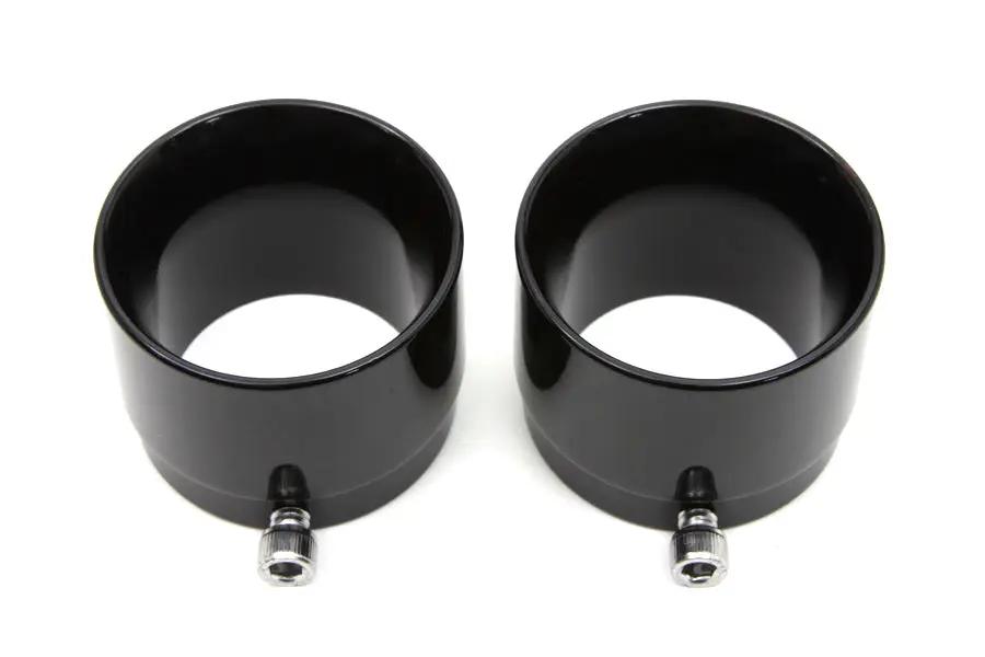 Wyatt Gatling Part 3167 Black Tips for Straight Pipe Exhausts by Wyatt Gatling