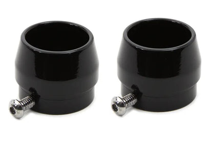 V-Twin Part Number 3899 Gloss Black Tips for 1-3/4 Inch Straight Pipe Exhausts by V-Twin