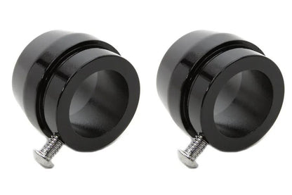 V-Twin Part Number 3899 Gloss Black Tips for 1-3/4 Inch Straight Pipe Exhausts by V-Twin