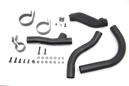 V-Twin Black Knucklehead Exhaust Header Kit 30-0803 for Harley-Davidson EL and FL