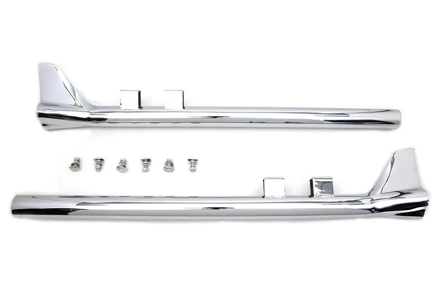 V-Twin 30-0805 Bronx Straight Tail Pipe Extension Chrome for Harley Davidson FLT by V-Twin