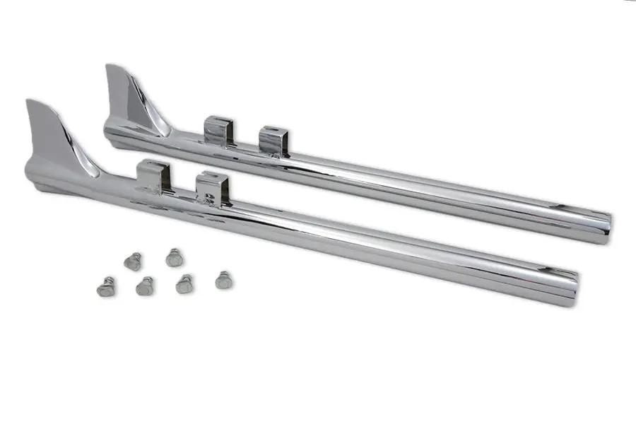 V-Twin 30-0805 Bronx Straight Tail Pipe Extension Chrome for Harley Davidson FLT by V-Twin