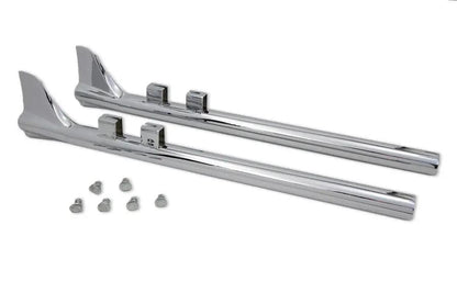 V-Twin 30-0805 Bronx Straight Tail Pipe Extension Chrome for Harley Davidson FLT by V-Twin