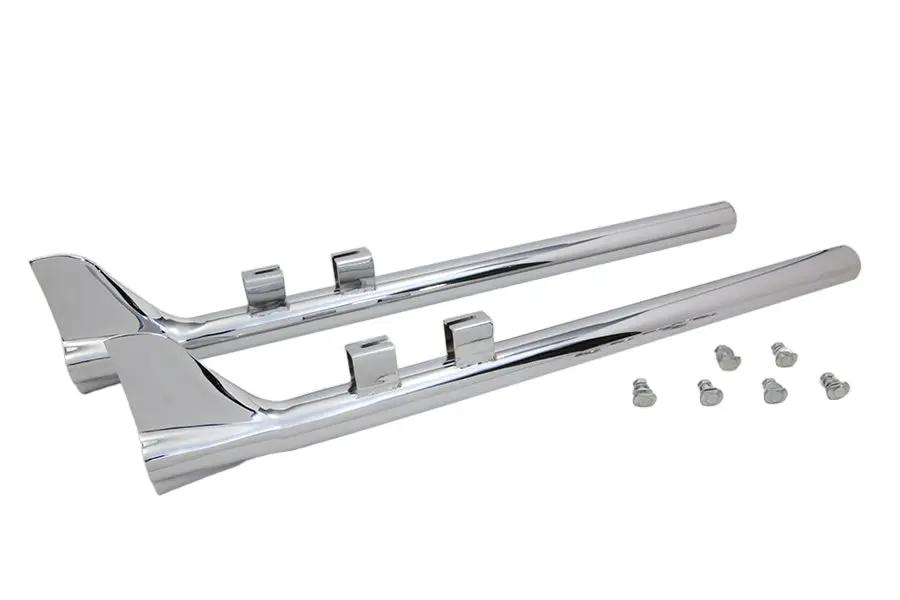 V-Twin 30-0805 Bronx Straight Tail Pipe Extension Chrome for Harley Davidson FLT by V-Twin