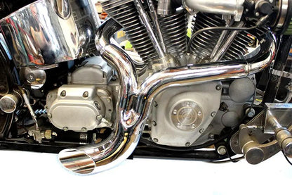 Wyatt Gatling FXST Ground Pounder Chrome Exhaust Header for Harley Davidson 1986-1995 - Part 1931 by Wyatt Gatling