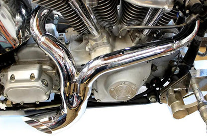 Wyatt Gatling FXST Ground Pounder Chrome Exhaust Header for Harley Davidson 1986-1995 - Part 1931 by Wyatt Gatling