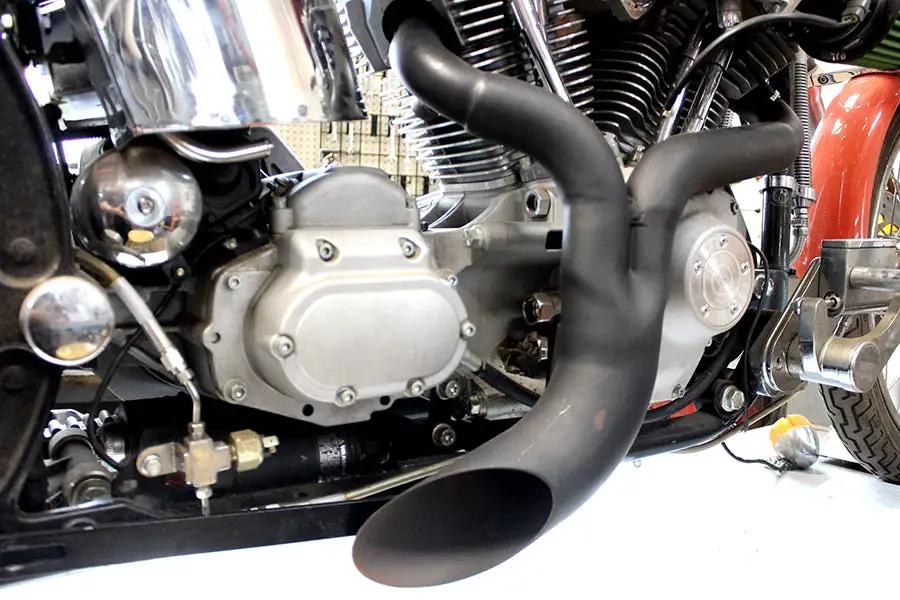 Wyatt Gatling FXST Ground Pounder Black Exhaust Header - Part 1934 by Wyatt Gatling