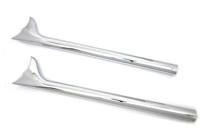 Wyatt Gatling 29-1/2 inch Fishtail Muffler - Straight Through, Non-Baffle Exhaust for Custom Applications by Wyatt Gatling