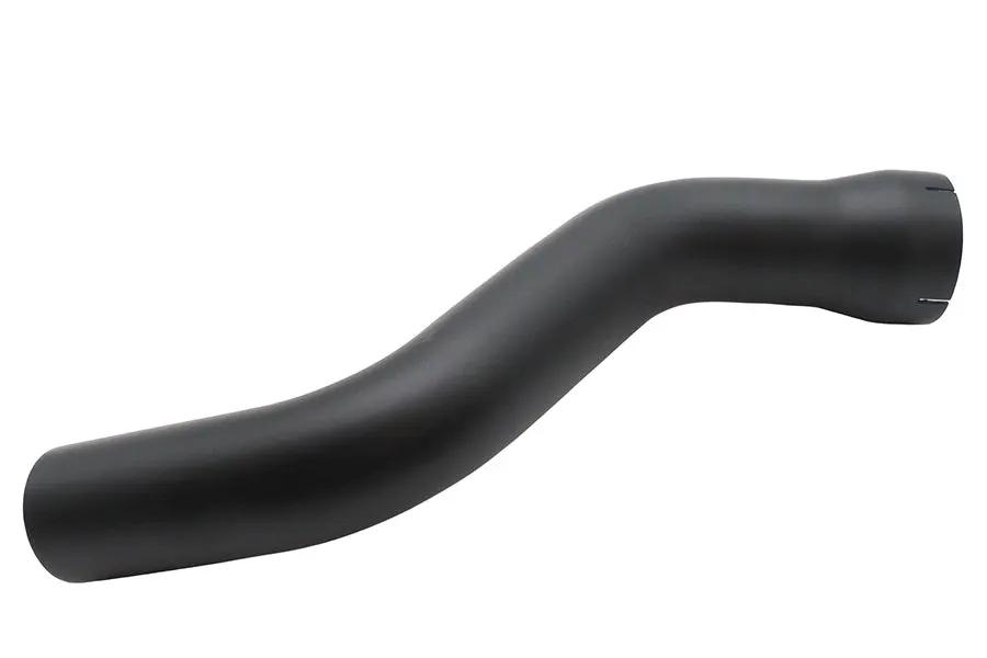 Wyatt Gatling Replica Rear Black Exhaust Header Pipe for Harley Davidson FL (1958-1964) with Custom Shortening by Wyatt Gatling