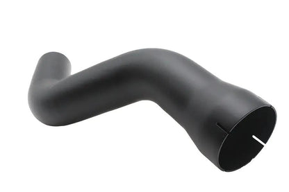Wyatt Gatling Replica Rear Black Exhaust Header Pipe for Harley Davidson FL (1958-1964) with Custom Shortening by Wyatt Gatling