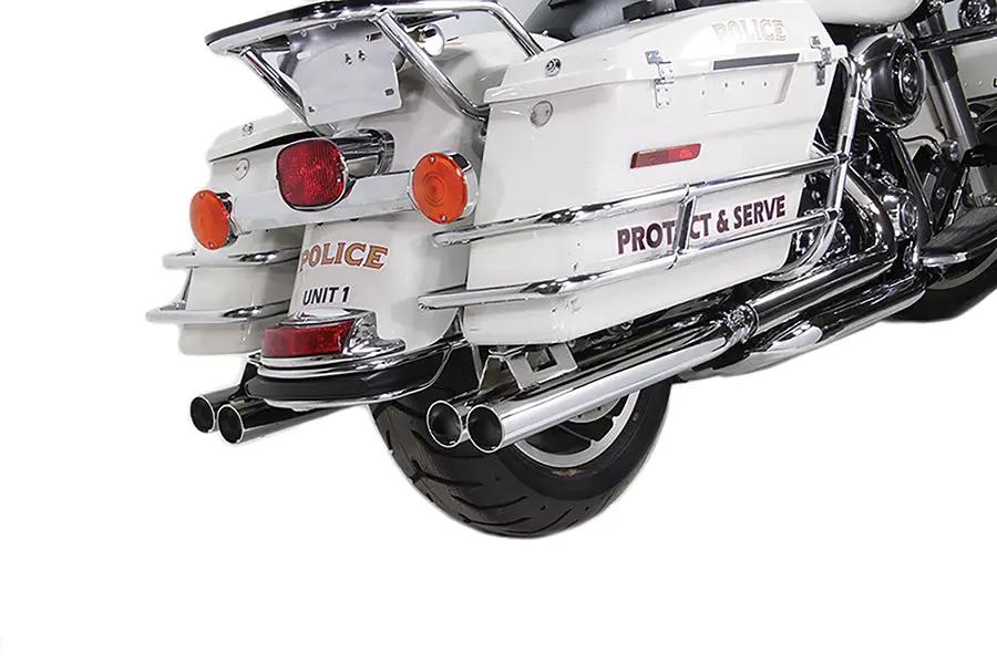 V-Twin 2-1/8 inch Double Barrel Muffler Set for Harley Davidson FLT (1995-2004) by V-Twin