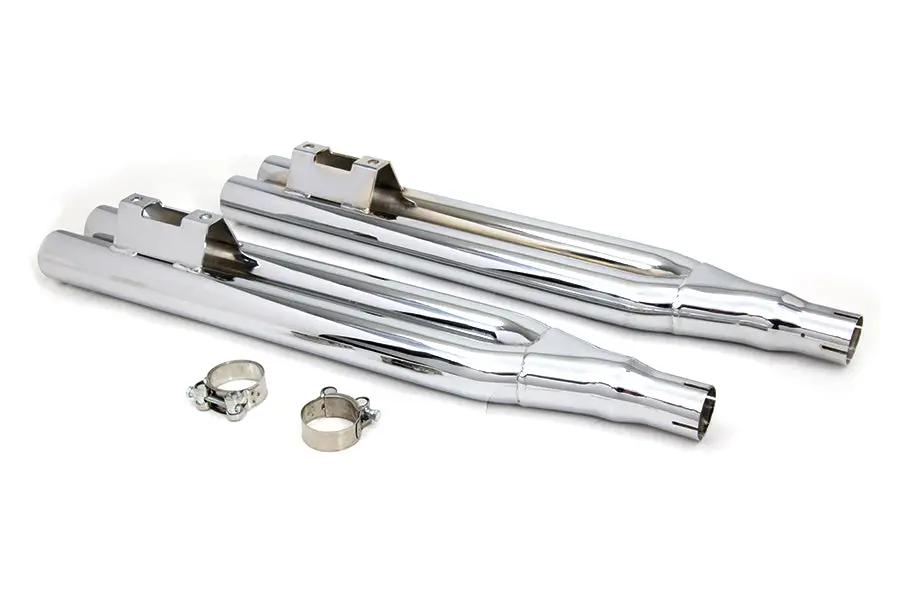 V-Twin 2-1/8 inch Double Barrel Muffler Set for Harley Davidson FLT (1995-2004) by V-Twin