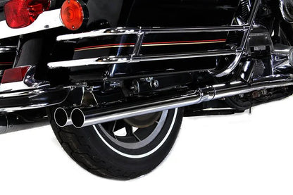 V-Twin 2-1/8 inch Double Barrel Muffler Set for Harley Davidson FLT (1995-2004) by V-Twin
