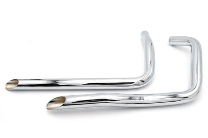 Paughco Part 728 Side Valve W/G Exhaust Drag Pipe Set for Harley Davidson (Fits 1932-1973 Models) by Paughco