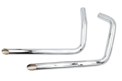 Paughco Part 728 Side Valve W/G Exhaust Drag Pipe Set for Harley Davidson (Fits 1932-1973 Models) by Paughco