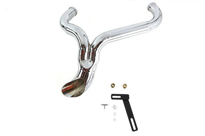 Wyatt Gatling FXD Ground Pounder Chrome Exhaust Header Part 1942 for Harley Davidson FXD (2006-2015) by Wyatt Gatling