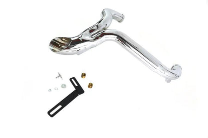 Wyatt Gatling FXD Ground Pounder Chrome Exhaust Header Part 1942 for Harley Davidson FXD (2006-2015) by Wyatt Gatling