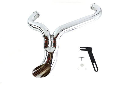 Wyatt Gatling FXD Ground Pounder Chrome Exhaust Part 1945 for Harley Davidson FXD Models by Wyatt Gatling