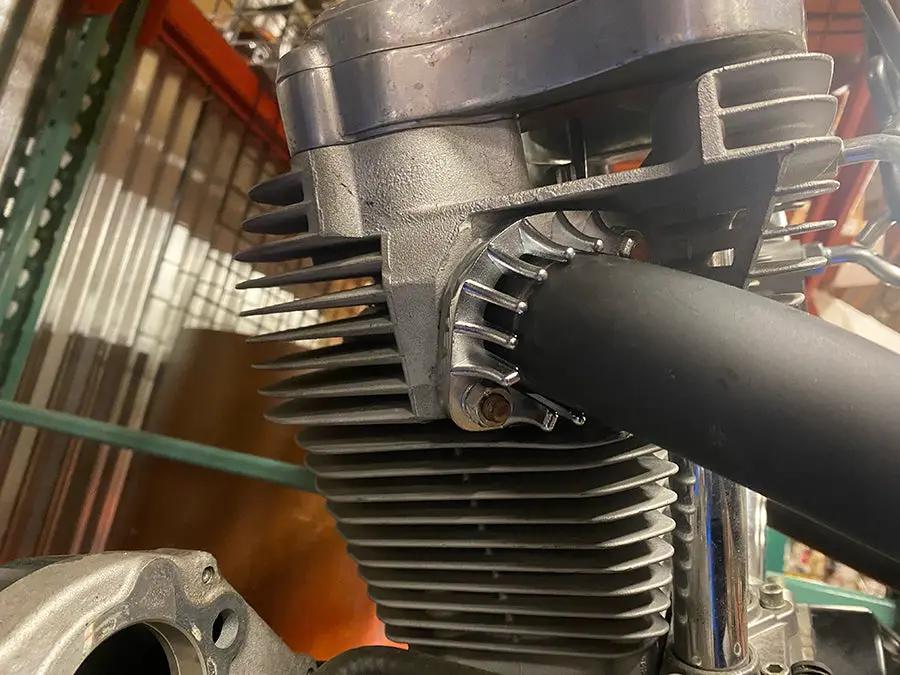Wyatt Gatling Finned Exhaust Port Flange Kit for Harley Davidson FXST (1984-1993) by Wyatt Gatling