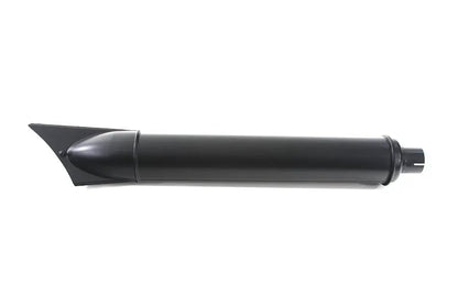Wyatt Gatling Replica Knucklehead Muffler Black - 3-1/4 inch Diameter, Fits Harley Davidson FL & UL 1941-1949 by Wyatt Gatling