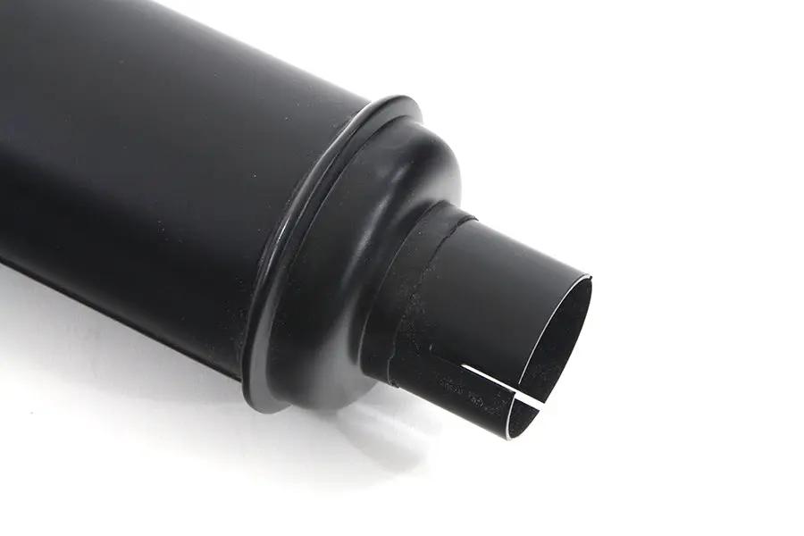 Wyatt Gatling Replica Knucklehead Muffler Black - 3-1/4 inch Diameter, Fits Harley Davidson FL & UL 1941-1949 by Wyatt Gatling
