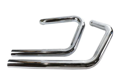 V-Twin Alphabet XL Exhaust Header Set Chrome for Harley Davidson XL Models 1971-1984 by V-Twin