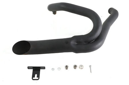 Wyatt Gatling Black 2-in-1 Exhaust Pipe Header Kit for Harley Davidson FXDWG by Wyatt Gatling