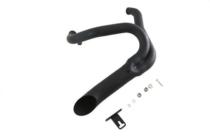 Wyatt Gatling Black 2-in-1 Exhaust Pipe Header Kit for Harley Davidson FXDWG by Wyatt Gatling