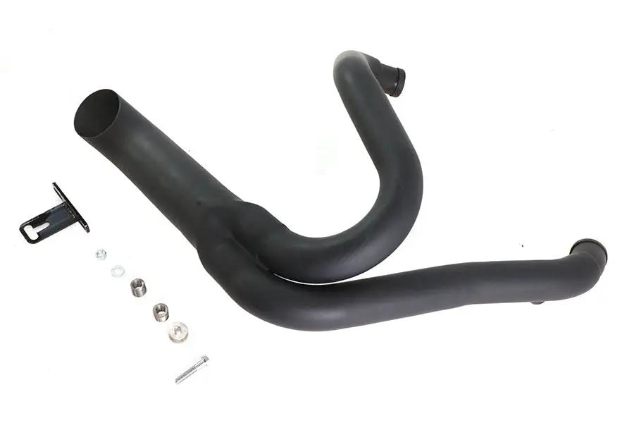 Wyatt Gatling Black 2-in-1 Exhaust Pipe Header Kit for Harley Davidson FXDWG by Wyatt Gatling