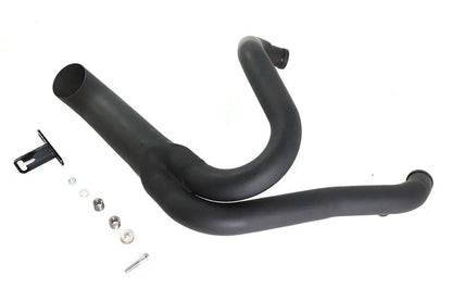 Wyatt Gatling Black 2-in-1 Exhaust Pipe Header Kit for Harley Davidson FXDWG by Wyatt Gatling