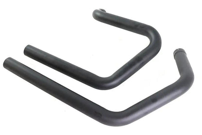 V-Twin Alphabet XL Exhaust Header Set Black for Harley Davidson XL (1971-1980) by V-Twin