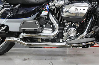 V-Twin M8 True Dual Header Set Chrome for Harley Davidson FLT (2017-2026) by V-Twin