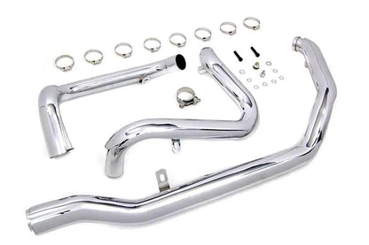 V-Twin M8 True Dual Header Set Chrome for Harley Davidson FLT (2017-2026) by V-Twin