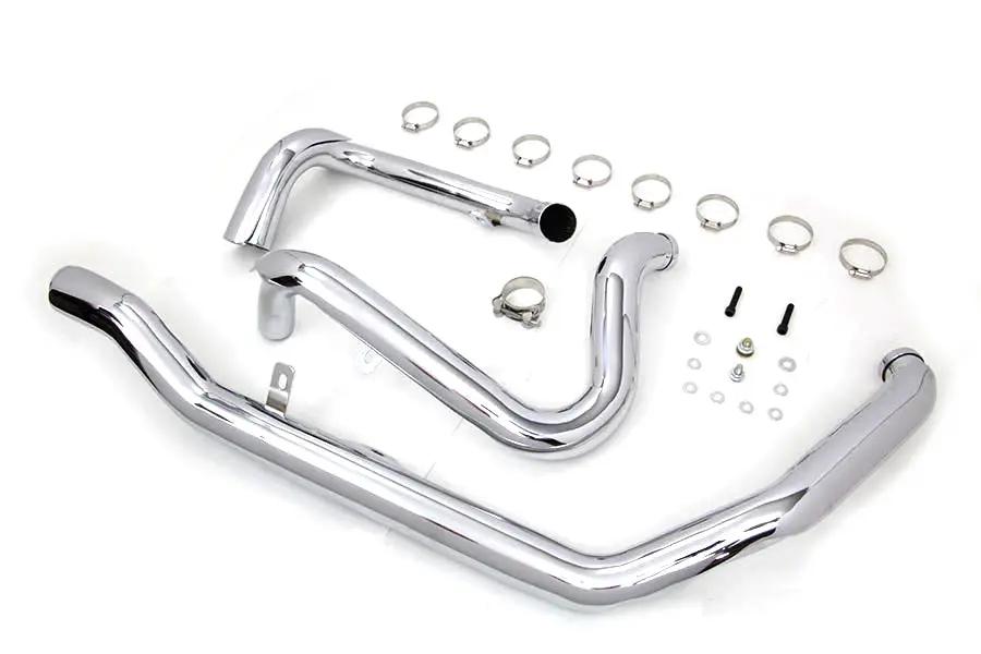 V-Twin M8 True Dual Header Set Chrome for Harley Davidson FLT (2017-2026) by V-Twin