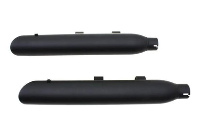 Wyatt Gatling Black Slash Muffler Set for Harley Davidson XL – Performance Dual Exhaust with Removable Baffles by Wyatt Gatling