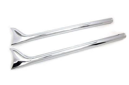 Wyatt Gatling 36 Inch Straight Fishtail Exhaust Extension Set Chrome by Wyatt Gatling