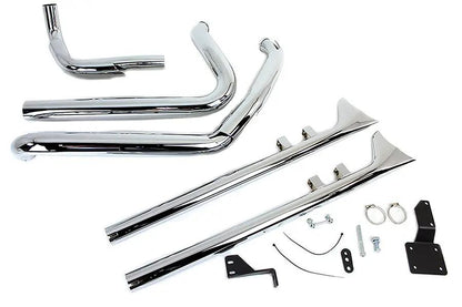 V-Twin True Dual Exhaust Header Kit for Harley Davidson FLT (2010-2016) by V-Twin