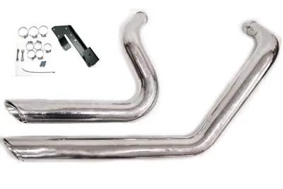 Wyatt Gatling Short Shots Exhaust Drag Pipe Set for Harley Davidson XL (2004-2013) by Wyatt Gatling