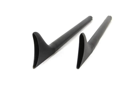 Wyatt Gatling 36 Inch Straight Fishtail Exhaust Extension Set in Black by Wyatt Gatling