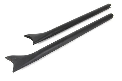 Wyatt Gatling 36 Inch Straight Fishtail Exhaust Extension Set in Black by Wyatt Gatling
