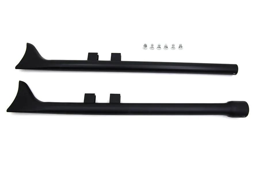 V-Twin M8 36 Inch Straight Fishtail Exhaust Extension Set Black for Harley Davidson FLT by V-Twin